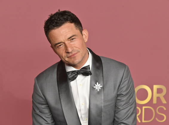 Orlando Bloom appears backstage during the 32nd annual SAG Awards held at the Shrine Auditorium in Los Angeles on Sunday, March 1, 2026.  LAP20260301184 JIMxRUYMEN