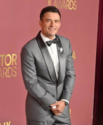 Orlando Bloom appears backstage during the 32nd annual SAG Awards held at the Shrine Auditorium in Los Angeles on Sunday, March 1, 2026.  LAP20260301188 JIMxRUYMEN