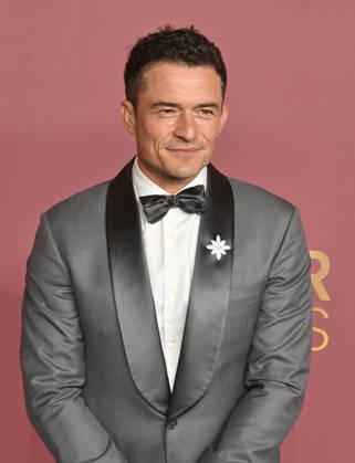 Orlando Bloom appears backstage during the 32nd annual SAG Awards held at the Shrine Auditorium in Los Angeles on Sunday, March 1, 2026.  LAP20260301186 JIMxRUYMEN