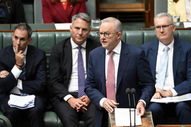 QUESTION TIME, Australian Prime Minister Anthony Albanese speaks during Question Time in the House of Representatives at Parliament House in Canberra, Tuesday, March 3, 2026. ( NO ARCHIVING CANBERRA AUSTRALIAN CAPITAL TERRITORY AUSTRALIA Copyright: xLUKASxCOCHx 20260303161319402761