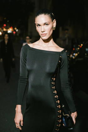Natalie Kuckenburg Paris Fashion Week PAP AW26 Georges Hobeika Paris Fashion Week People at the Georges Hobeika fashion show 453856 2026 03 07  Copyright: xJean-BaptistexSoulliatx xStarfacex STAR_453856_006