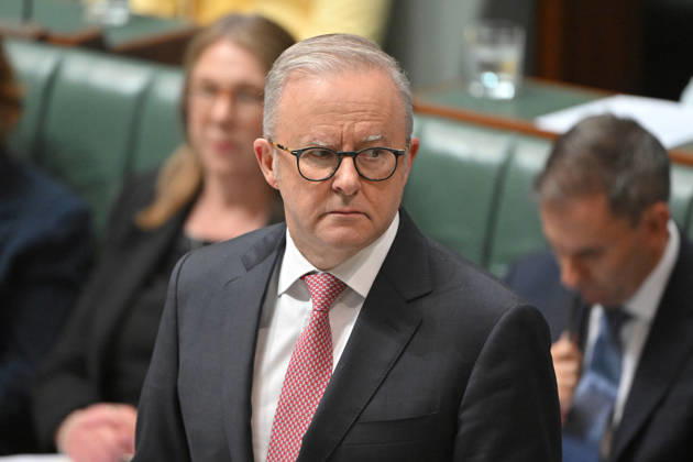 QUESTION TIME, Prime Minister Anthony Albanese during Question Time in the House of Representatives at Parliament House in Canberra, Tuesday, March 10, 2026. ( NO ARCHIVING CANBERRA AUSTRALIAN CAPITAL TERRITORY AUSTRALIA Copyright: xMICKxTSIKASx 20260310139395743806
