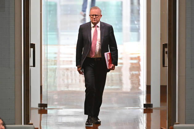 QUESTION TIME, Prime Minister Anthony Albanese before Question Time in the House of Representatives at Parliament House in Canberra, Tuesday, March 10, 2026. ( NO ARCHIVING CANBERRA AUSTRALIAN CAPITAL TERRITORY AUSTRALIA Copyright: xMICKxTSIKASx 20260310159380905520