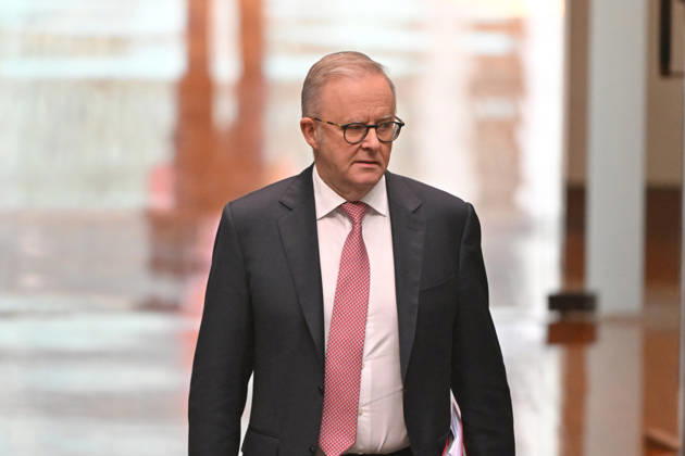 QUESTION TIME, Prime Minister Anthony Albanese before Question Time in the House of Representatives at Parliament House in Canberra, Tuesday, March 10, 2026. ( NO ARCHIVING CANBERRA AUSTRALIAN CAPITAL TERRITORY AUSTRALIA Copyright: xMICKxTSIKASx 20260310156527635286