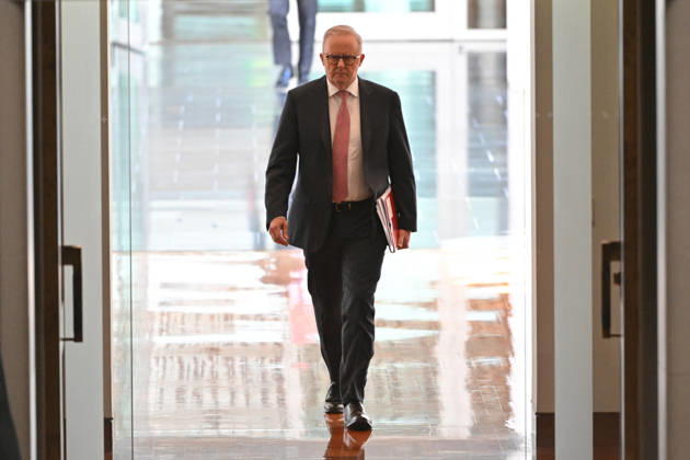 QUESTION TIME, Prime Minister Anthony Albanese before Question Time in the House of Representatives at Parliament House in Canberra, Tuesday, March 10, 2026. ( NO ARCHIVING CANBERRA AUSTRALIAN CAPITAL TERRITORY AUSTRALIA Copyright: xMICKxTSIKASx 20260310199848282363