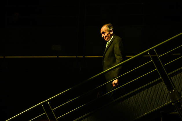 Sarah Knafo Campaign Meeting - Paris Eric Zemmour during the meeting of Sarah Knafo at the Dome de Paris on March 9, 2026, ahead of the 2026 municipal elections. Photo by Tomas Stevens ABACAPRESS.COM London United Kingdom  Copyright: xStevensxTomas ABACAx