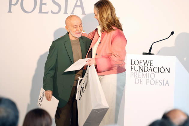 Hugo Mujica and Leonor Pataki collect the XXXVIII Loewe Poetry Prize The poet Hugo Mujica during the presentation of the XXXVIII Loewe Poetry Prize, on March 11, 2026, in Madrid Spain POETRY PRIZES LOEWE PRIZE Ángel Díaz Brin Madrid Madrid Madrid Spain Copyright: xÃngelxDiazxBrinasx 7357871
