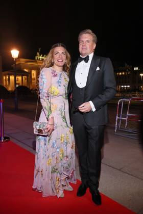 Freundship Award 2026 Caterina Goll, Tim Zimmermann German-British Freundship Award 2026 für Nico Rosberg, AXICA Lounge, Berlin, Datum: 11.03.2026 Copyright: xEventpress Kratschx