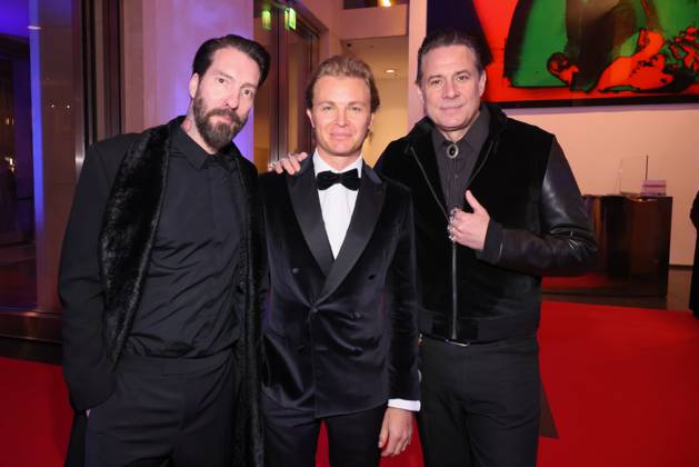 Freundship Award 2026 Alec Völkel, Nico Rosberg, Sascha Vollmer German-British Freundship Award 2026 für Nico Rosberg, AXICA Lounge, Berlin, Datum: 11.03.2026 Copyright: xEventpress Kratschx