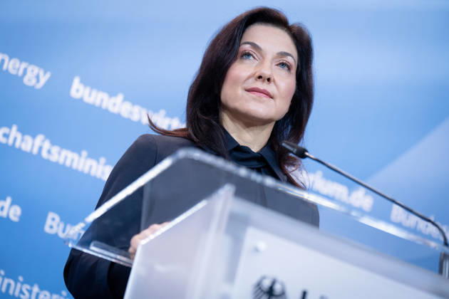 Katherina Reiche, Bundesministerin für Wirtschaft und Energie, BMWE Spitzengespräch Bündnis Zukunft, Katherina Reiche, Bundesministerin für Wirtschaft und Energie, BMWE, Berlin, Pressestatement Berlin Berlin GER