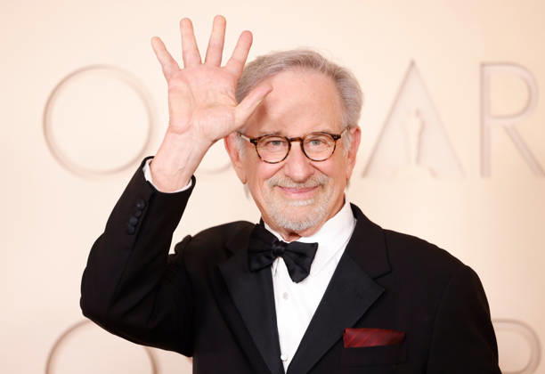 Steven Spielberg attends the 98th Oscars on the red carpet for the 98th annual Academy Awards in the Hollywood section of Los Angeles on Sunday, March 15, 2026. Conan O Brien will host the Oscars for the second consecutive year.  LAP20260315630 JOHNxANGELILLO