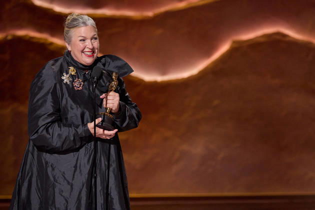 98th Oscars, Academy Awards Kate Hawley accepts the Oscar for Costume Design during the 98th Oscars at the Dolby Theatre at Ovation Hollywood on Sunday, March 15, 2026., Credit:Trae Patton The Academy Avalon United States of America, CA, Hollywood, Dolby Theater Copyright: xTraexPattonx xThexAcademyx xAvalonx 1083370345