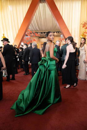 98th Oscars, Academy Awards Charithra Chandran arrives on the red carpet of the 98th Oscars at the Dolby Theatre at Ovation Hollywood on Sunday, March 15, 2026., Credit:LCY Avalon United States of America, CA, Hollywood, Dolby Theater Copyright: xLCYx xAvalonx 1083397509