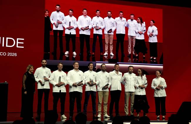 CEREMONIE GUIDE MICHELIN PHOTOPQR NICE MATIN Jean François Ottonello Monaco 16 03 2026 CEREMONIE GUIDE MICHELIN 2026 France et Monaco au Grimaldi Forum de Monaco Prix Passion dessert the 2026 Michelin Guide award winners ceremony in Monaco on March 16, 2026 Monaco France  Copyright: xPHOTOPQR NICExMATIN MAXPPPxJeanxFrançoisxOttonellox 20260316NIM5436 20260316NIM5436