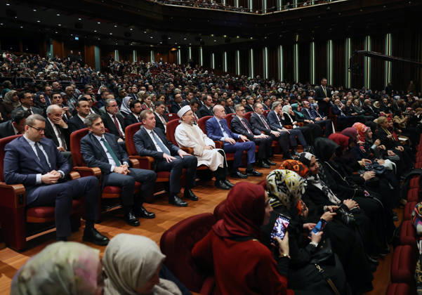 Turkish President Recep Tayyip Erdogan ANKARA, TURKIYE – MARCH 16: (----EDITORIAL USE ONLY - MANDATORY CREDIT - TURKISH PRESIDENCY MURAT KULA HANDOUT - NO MARKETING NO ADVERTISING CAMPAIGNS - DISTRIBUTED AS A SERVICE TO CLIENTS----) Turkish President Recep Tayyip Erdogan attends the Holy Quran Recitation Competition Awards Ceremony at the Bestepe Nation’s Exhibition Hall in Ankara, Turkiye on March 16, 2026. Turkish Presidency Murat Kula Anadolu Ankara Turkey. Editorial use only. Please get in touch for any other usage.  Copyright: x2026xAnadoluxTurkishxPresidencyx xMuratxKulax