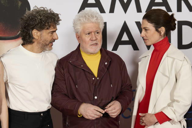 March 17, 2026, Madrid, Madrid, Spain: PEDRO ALMODoVAR, BoÂRBARA LENNIE, LEONARDO SBARAGLIA attend the ‘Amarga Navidadâ€⠢ (Bitter Christmas) photocall Madrid Spain - ZUMAc260 20260317_zep_c260_042 Copyright: xMikexChicorrox