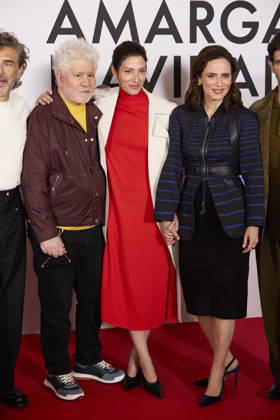 March 17, 2026, Madrid, Madrid, Spain: PEDRO ALMODoVAR, BoÂRBARA LENNIE, LEONARDO SBARAGLIA attend the ‘Amarga Navidadâ€⠢ (Bitter Christmas) photocall Madrid Spain - ZUMAc260 20260317_zep_c260_047 Copyright: xMikexChicorrox