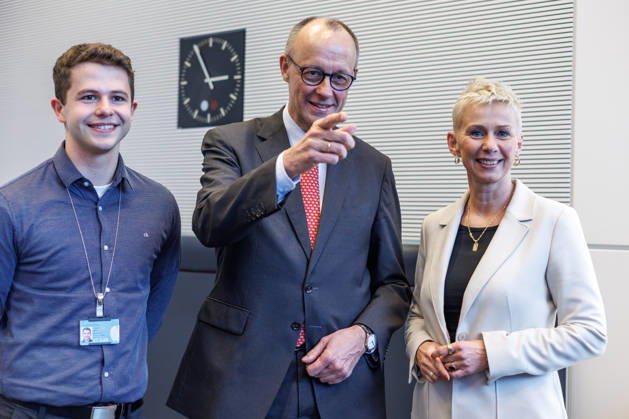 Fraktionssitzung CDU CSU Friedrich Merz (CDU), Fraktionsvorsitzender, bei einer Fraktionssitzung am 17.03.2026 in Berlin. Berlin Berlin Deutschland Bundestag