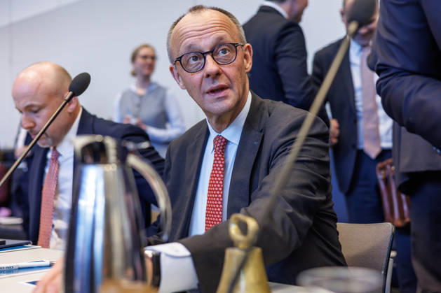 Fraktionssitzung CDU CSU Friedrich Merz (CDU), Fraktionsvorsitzender, bei einer Fraktionssitzung am 17.03.2026 in Berlin. Berlin Berlin Deutschland Bundestag