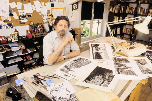 01 1991: French comic strip artist Jacques Tardi RECORD DATE NOT STATED