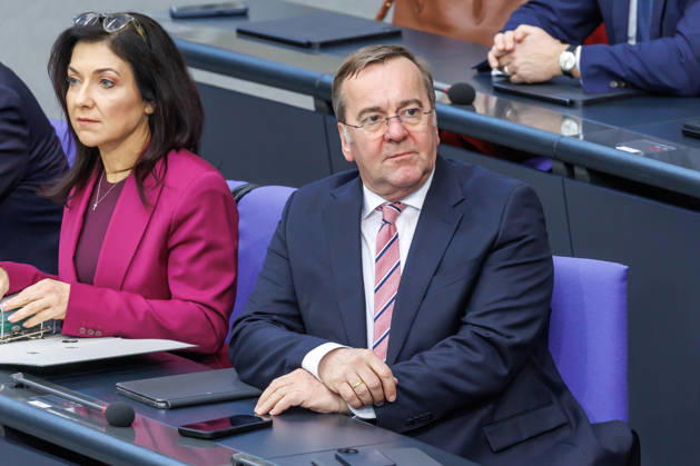 Bundestag Boris Pistorius (SPD), Bundesminister der Verteidigung, im Deutschen Bundestag am 18.03.26 in Berlin. Berlin Berlin Deutschland Bundestag