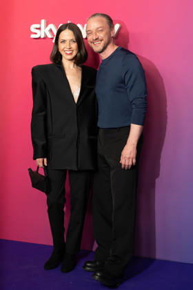 London, red carpet arrivals for Sky Up Next 2026 at Freemasons Hall. Pictured: Lisa Liberati and James McAvoy Copyright: xcristinaxmasseix xipa-agency.netx xx IPA_Agency_IPA73113821