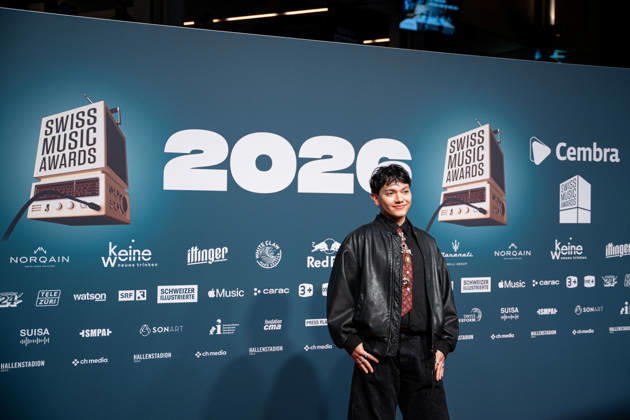 ZURICH, SWITZERLAND - MARCH 19: Johannes Pietsch during the Swiss Music Awards 2026 red carpet at Hallenstadion, Zurich on March 19, 2026 in Zurich, Switzerland. Copyright: xPriscilaxBütlerx xSPPx Sportspressphoto_SPR114094
