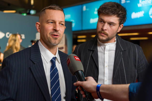 19 03 2026, Zurich, Hallenstadion , Swiss Music Awards 2026, Stress and Zian by the SRF Interview Zurich Hallenstadion Zurich Switzerland Copyright: xJustPictures.ch PascalxvonxBürenx jp-en-PaVoB-Pavo_Fotografie-05617