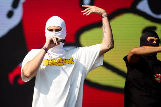 SaO PAULO, SP - 21.03.2026: LOLLAPALOOZA BRASIL 2026 - Show by the hip-hop duo FEBRE90S, formed by Puma PJL and SonoTWS, on the afternoon of this Saturday (21), second day of the Lollapalooza festival, held at the Interlagos racetrack in Sao Paulo, SP. x2909293x RodileixMorais