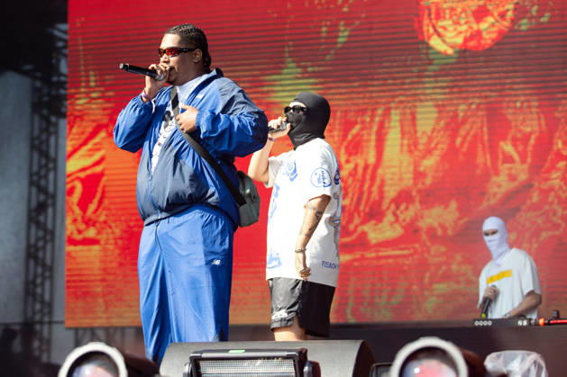 SaO PAULO, SP - 21.03.2026: LOLLAPALOOZA BRASIL 2026 - Show by the hip-hop duo FEBRE90S, formed by Puma PJL and SonoTWS, on the afternoon of this Saturday (21), second day of the Lollapalooza festival, held at the Interlagos racetrack in Sao Paulo, SP. x2909307x RodileixMorais