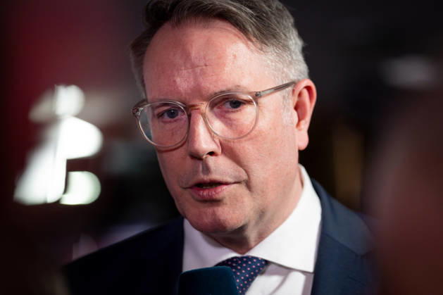 Landtagswahl Rheinland-Pfalz Alexander Schweitzer Spitzenkandidat der SPD der Landtagswahl in Rheinland-Pfalz im Fernsehinterview im Rahmen der Landtagswahl 2026 in Rheinland-Pfalz, Mainz, 22.03.2026 Mainz Rheinland-Pfalz Deutschland