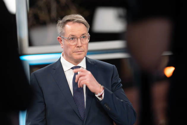 LEERTEXT CAPTION;Landtagswahl 2026 in Rheinland-Pfalz Wahlabend im Gebäude des Landesparlaments, Mainz Rheinland-Pfalz Deutschland Landtag