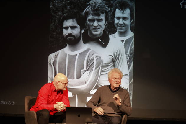 Sepp Maier auf Tour Tobias Bücklein und Sepp Maier bei der Sepp Maier Live Tour 2026 in der Karl-Diehl-Halle. Röthenbach an der Pegnitz, 23.03.2026 Röthenbach Nürnberger Land Karl Diehl-Halle Bayern D Copyright: xAgenturxWehnert R.Zichyx