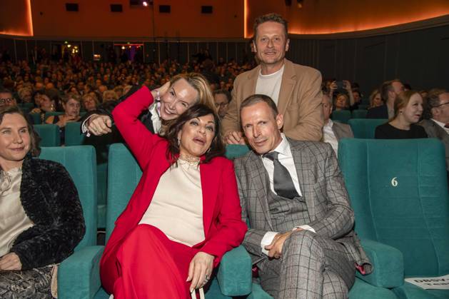 ABB HOERFILMPREIS Jette Foerster, Feo Aladag, Alice Brauner, Michael Zechbauer und Roman Knizka zu Gast beim Deutschen Hoerfilmpreis 2026 im Colosseum Filmtheater Berlin am Dienstag den 24.03.2026 in Berlin Berlin Deutschland