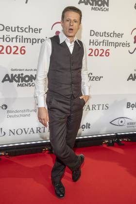 ABB HOERFILMPREIS Alexander Scheer zu Gast beim Deutschen Hoerfilmpreis 2026 im Colosseum Filmtheater Berlin am Dienstag den 24.03.2026 in Berlin Berlin Deutschland