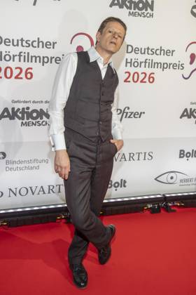 ABB HOERFILMPREIS Alexander Scheer zu Gast beim Deutschen Hoerfilmpreis 2026 im Colosseum Filmtheater Berlin am Dienstag den 24.03.2026 in Berlin Berlin Deutschland