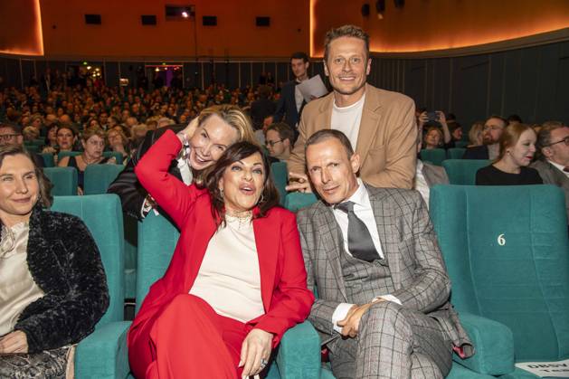 ABB HOERFILMPREIS Jette Foerster, Feo Aladag, Alice Brauner, Michael Zechbauer und Roman Knizka zu Gast beim Deutschen Hoerfilmpreis 2026 im Colosseum Filmtheater Berlin am Dienstag den 24.03.2026 in Berlin Berlin Deutschland