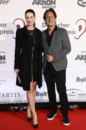 Katharina Gerhardt und Falk-Willy Wild bei der Verleihung des 24. Deutschen Hörfilmpreises 2026 im Colosseum Filmtheater. Berlin, 24.03.2026