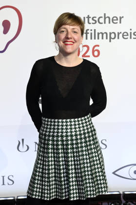 Pola Beck bei der Verleihung des 24. Deutschen Hörfilmpreises 2026 im Colosseum Filmtheater. Berlin, 24.03.2026