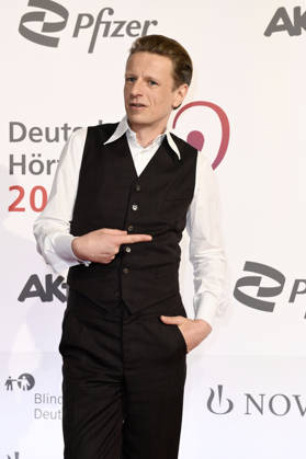 Alexander Scheer bei der Verleihung des 24. Deutschen Hörfilmpreises 2026 im Colosseum Filmtheater. Berlin, 24.03.2026