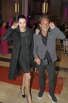 Katharina Gerhardt und Falk-Willy Wild bei der Verleihung des 24. Deutschen Hörfilmpreises 2026 im Colosseum Filmtheater. Berlin, 24.03.2026