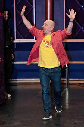 MDR - Riverboat. Comedian Bernhard Hoëcker anläßlich der Aufzeichnung der MDR - Talkshow Riverboat am 27.03.2026 in der Mediacity Leipzig. 20260327ADO0005