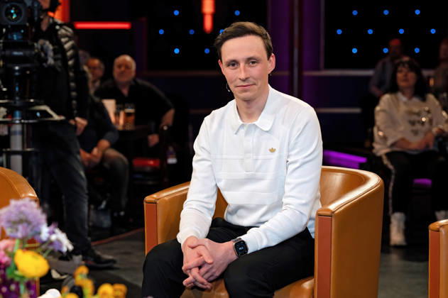 MDR - Riverboat. Eric Frenzel ( Bundestrainer der Nordischen Kombinierer ) anläßlich der Aufzeichnung der MDR - Talkshow Riverboat am 27.03.2026 in der Mediacity Leipzig. 20260327ADO0021