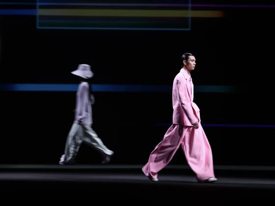 BEIJING, CHINA - MARCH 27: Models walk the runway at the HOIl collection on day 8 of China Fashion Week 2026 (Spring) at 798Â·751 PARK on March 27, 2026 in Beijing, China.  Copyright: xChinaxNewsxServicex 111631118371