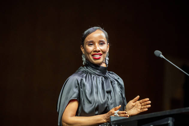 April 4, 2026, Philadelphia, Pennsylvania, United States: R&B singer, songwriter, VIVIAN GREEN, speaking at the WDAS-FM tenth annual Women Of Excellence awards luncheon where she received the Trailblazing award at the Philadelphia Sheraton Philadelphia United States - ZUMArf1_ 20260404_zaf_rf1_035 Copyright: xRickyxFitchettx