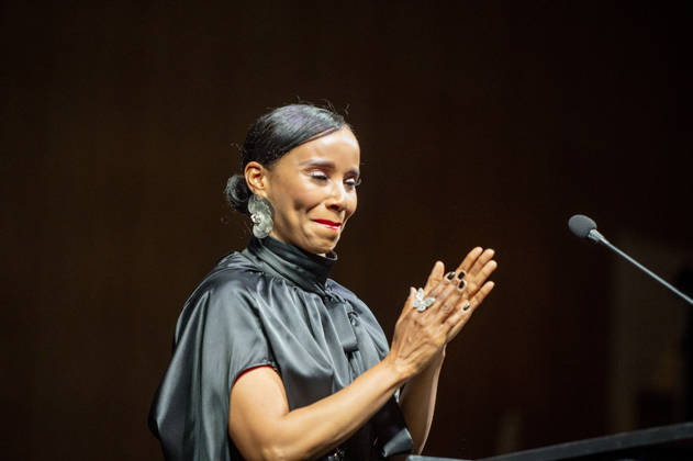 April 4, 2026, Philadelphia, Pennsylvania, United States: R&B singer, songwriter, VIVIAN GREEN, speaking at the WDAS-FM tenth annual Women Of Excellence awards luncheon where she received the Trailblazing award at the Philadelphia Sheraton Philadelphia United States - ZUMArf1_ 20260404_zaf_rf1_036 Copyright: xRickyxFitchettx