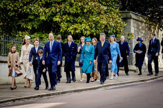 05-04-2026 England Prince of Wales, William and Prince George, the Princess of Wales, Catherine and Prince Louis and Princess Charlotte attend the Easter Mattins Service at St. Georges Chapel, Windsor Castle on Easter Sunday in Windsor, Berkshire, UK. Â  Copyright: xPPEx