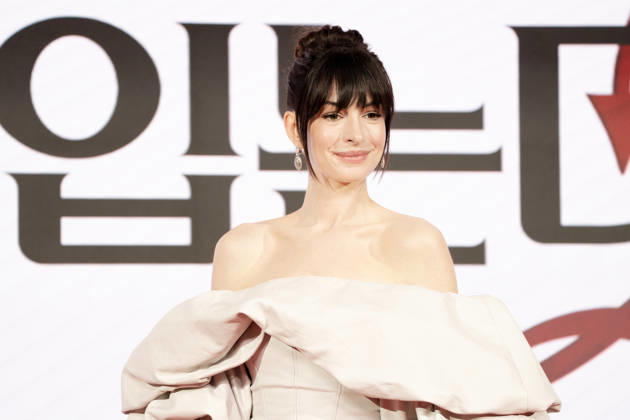 The Devil Wears Prada 2 press conference in Seoul SEOUL, SOUTH KOREA - APRIL 08: Anne Hathaway poses during a press conference for the movie The Devil Wears Prada 2 at Four Seasons Hotel on April 08, 2026 in Seoul, South Korea. Hwawon Lee Anadolu Seoul South Korea. Editorial use only. Please get in touch for any other usage. Copyright: x2026xAnadoluxHwawonxLeex