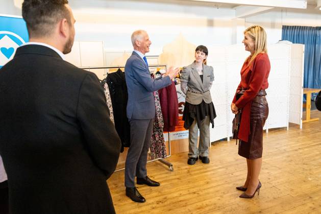 Queen Maxima visits the Amsterdam North community center. Amsterdam, the Netherlands. 08 Apr 2026 Queen Maxima visits De Bol community center. This community center receives support from the Oranjefonds, of which the queen is patroness of. Amsterdam The Netherlands Copyright: xMischaxSchoemakerx