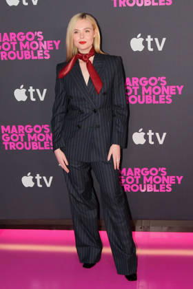 NEW YORK, NEW YORK - APRIL 08: Elle Fanning at Apple s Margo s Got Money Troubles premiere at Regal Union Square on April 08, 2026 in New York City.. Copyright: xAdMediax xMediaPunchx